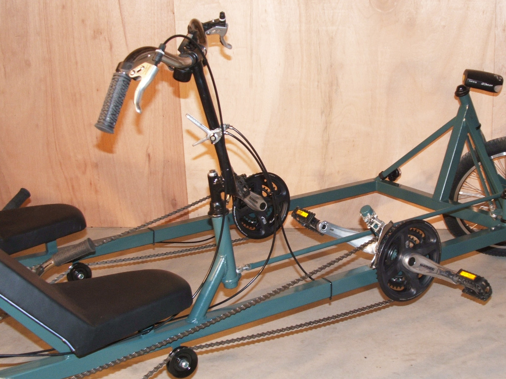 Sociable Tandem Trike - side by side tandem